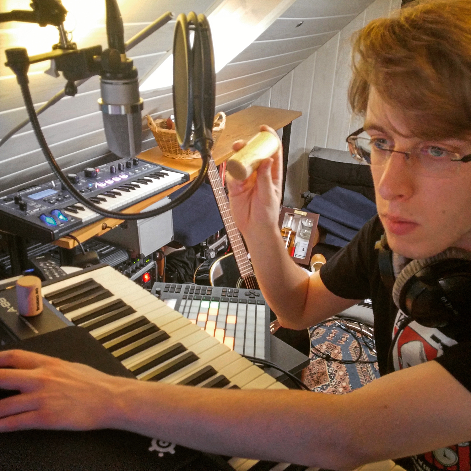 Xavier à la composition